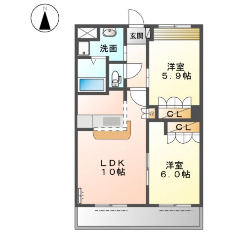 ソレイユの間取り