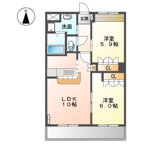 ソレイユの間取り