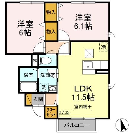 ヴァンベールの間取り
