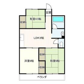 ハイツ小正Ａの間取り