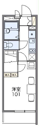 レオパレス山王の間取り