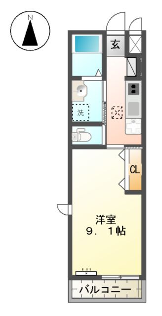 ニース アヴェールの間取り