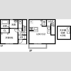 MAISONETTE LAND 梅森坂西の間取り