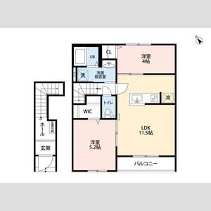 リーブルファイン相模原中央区中央の間取り