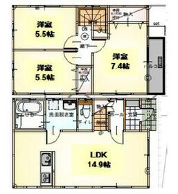 グランソフィア見沼 5号棟の間取り