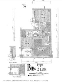 リベール多摩川の間取り