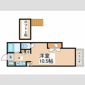 第二若原コーポの間取り