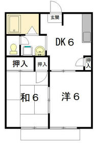 セントポーリア葵Dの間取り