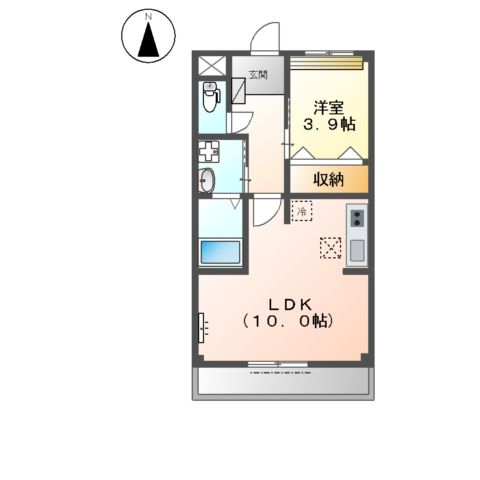 プランドールⅢの間取り