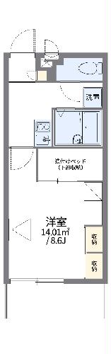 レオパレス大新の間取り