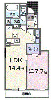 Newハッピーワンの間取り