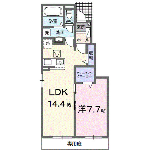 Newハッピーワンの間取り