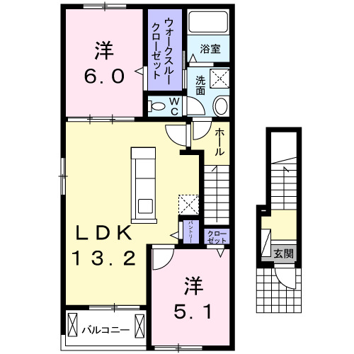 SOUZA田能の間取り