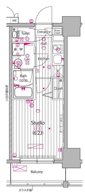 ガーラ・グランディ川崎榎町の間取り