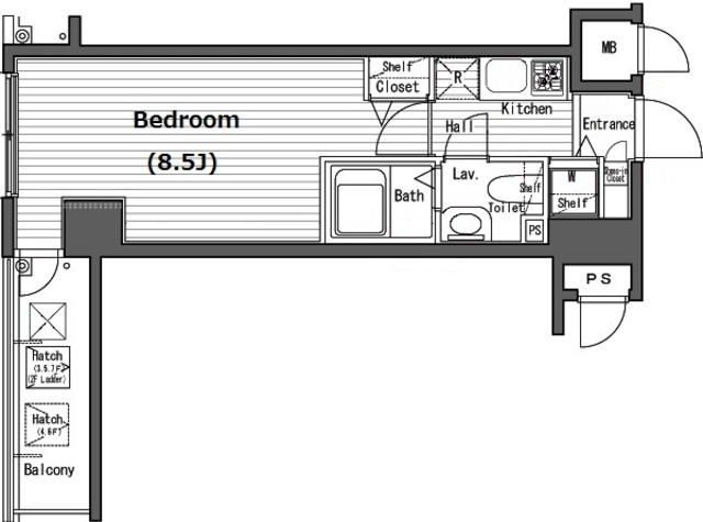 ガラ・シティ横浜西口の間取り