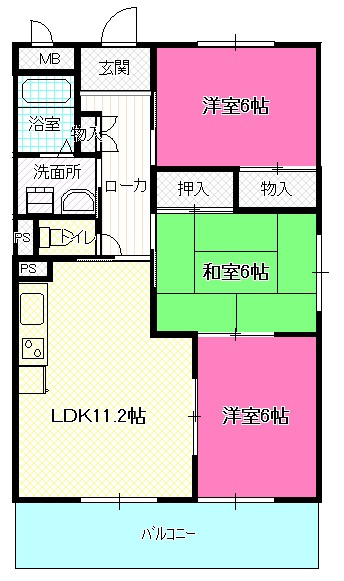 エスポワールの間取り