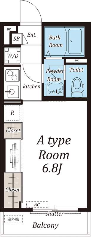 リブリ・Emergence Iの間取り