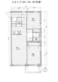 プレミアムコート分倍河原の間取り