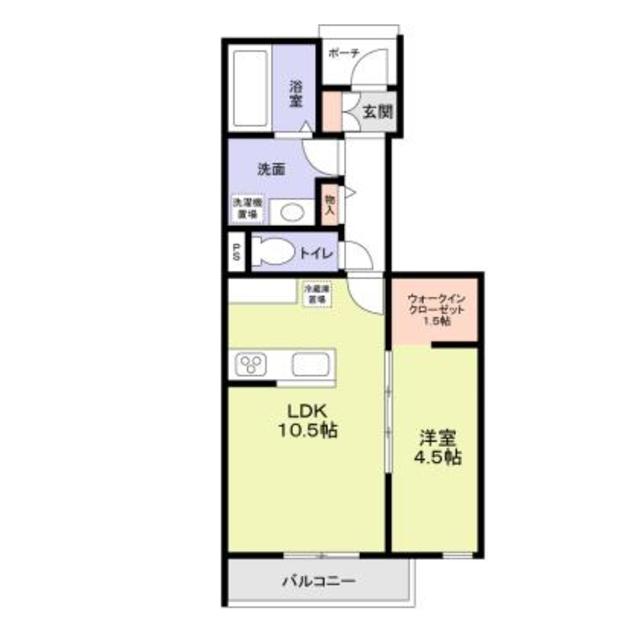 守山区守山三丁目新築計画Ｂ棟（東）の間取り