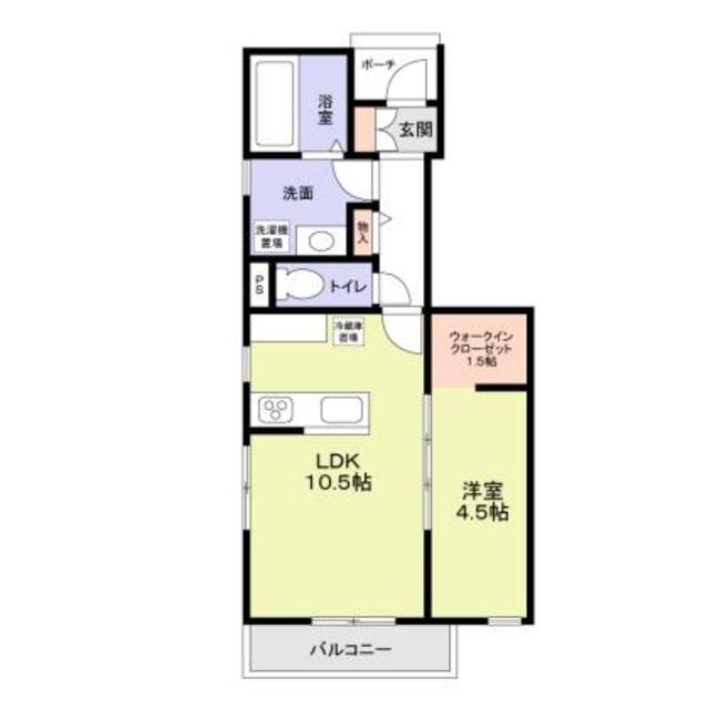 守山区守山三丁目新築計画B棟(東)の間取り