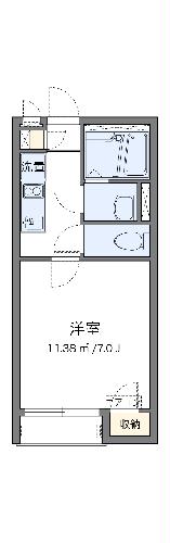レオネクストパレス湘南菱沼Ⅱの間取り