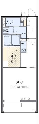 ミランダなるみⅡの間取り