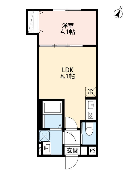 robot home 北小金(ロボットホームキタコガネ)の間取り