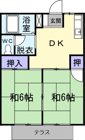 森谷コーポの間取り