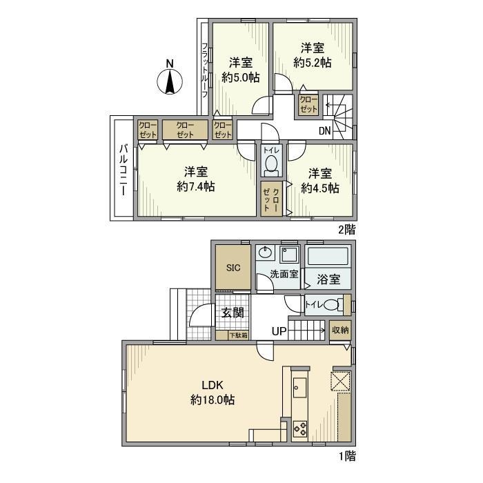 深見台戸建の間取り
