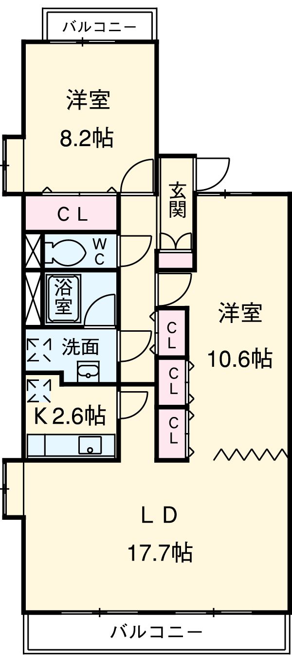 センチュリー富士見の間取り