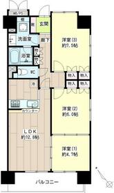 サンリバーオオモリの間取り