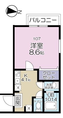 Kメゾンの間取り