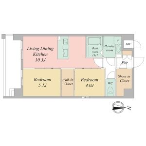 LiveCasa千本今出川の間取り