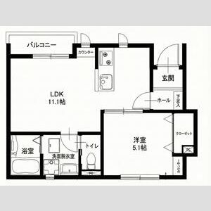 リーブルファイン一宮市乾町Ⅱ 2号棟の間取り