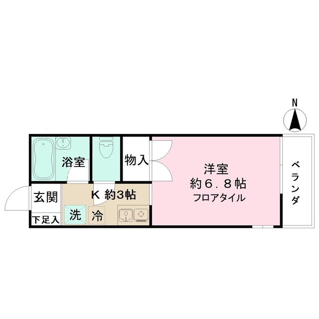 寒川山手ハイツの間取り