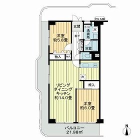 新小岩ガーデンハイツの間取り