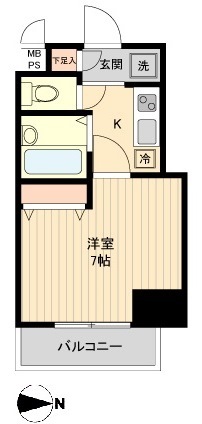 HF亀戸レジデンスの間取り