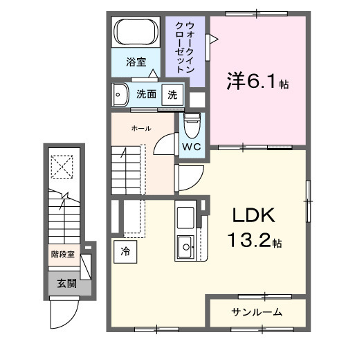 サニーブライトⅡの間取り