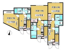 MAISON DE ARCADIAⅡの間取り