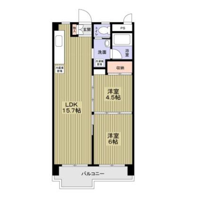 日香苑Iの間取り