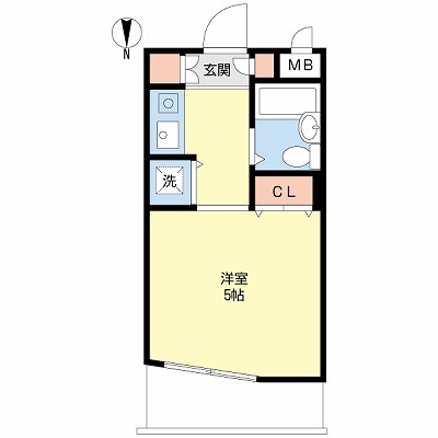 ジョイフル亀島の間取り