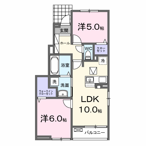 サニーブルックの間取り
