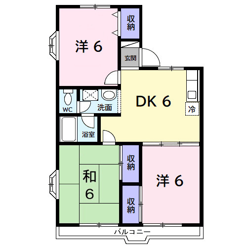 フォレストもくしの間取り