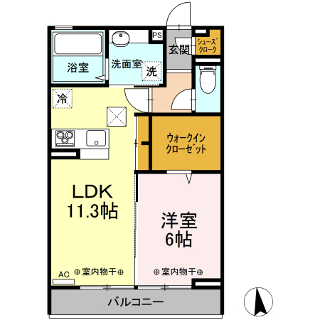 ブランキューブの間取り
