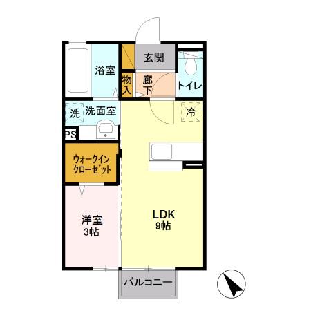 ロイヤル アネシス Cの間取り