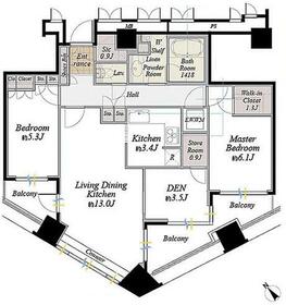新宿アインスタワーの間取り
