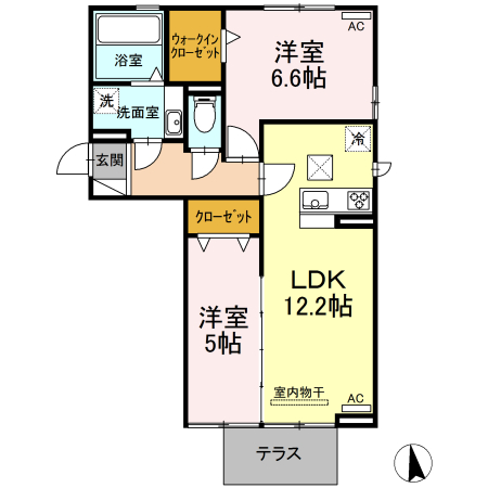 オルテンシアの間取り