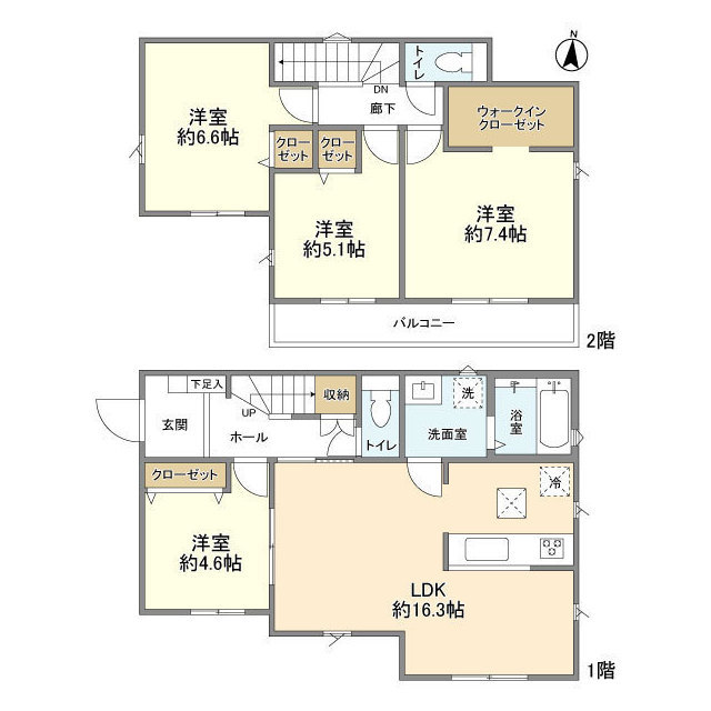 Kolet八王子川口#24の間取り