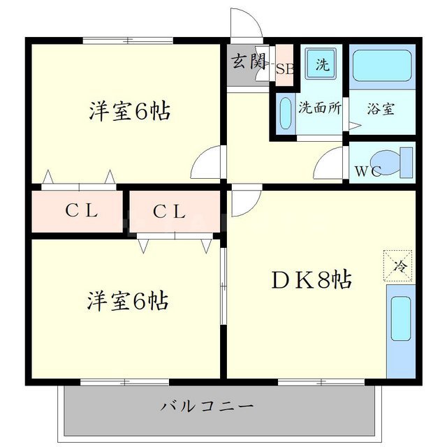 ビューテラス桜井の間取り