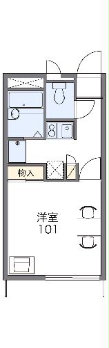 レオパレスCalmの間取り